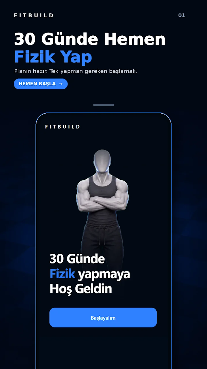 FitBuild's official 30-day fitness program introduction